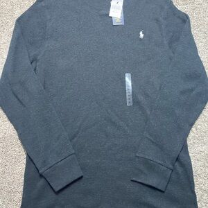 Polo Ralph Lauren Long Sleeve Thermal Shirt Men’s 2XL Black NWT